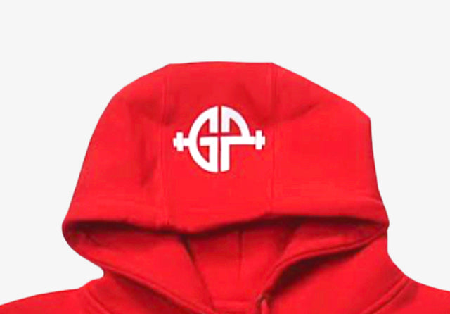 GP-507 LIFT-LIFE MIDWEIGHT HOODIE (RED)